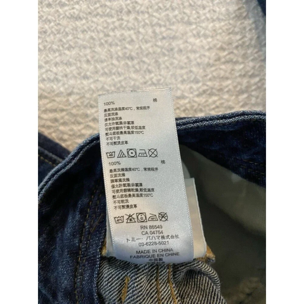 Tommy Bahama Men's Standard Fit Blue Jeans 38x30 100% Cotton